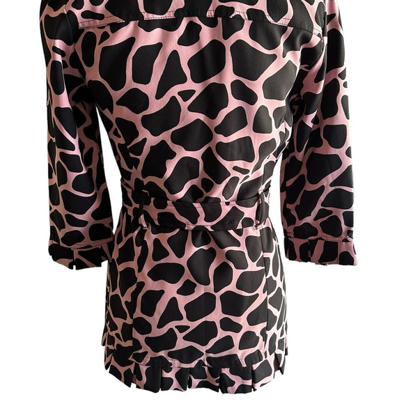 HEART SOUL ANIMAL PRINT BLAZER 3/4 SLEEVE LEOPARD PRINT, GLAM, BARBIE CORE - Picture 3 of 11